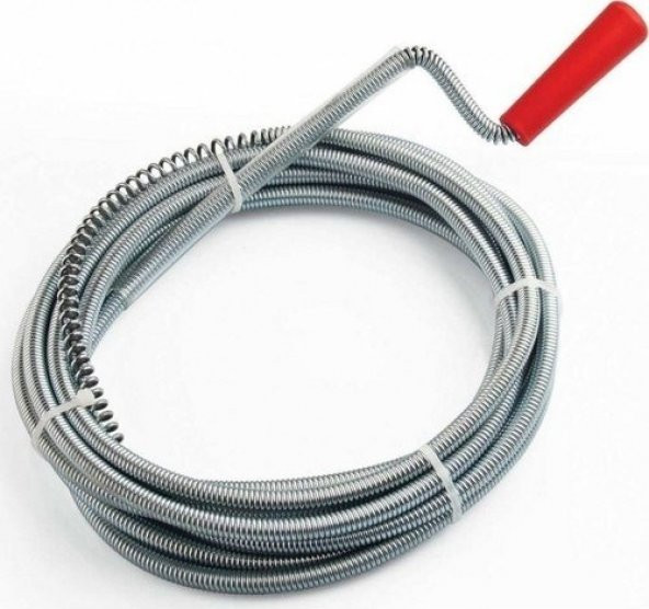 Lavabo Açma Teli Sustası - 8 Metre Gider Açıcı Tel Banyo Mutfak Lavabo Açıcı Tel