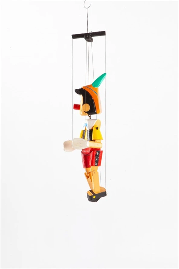 Ahşap Pinokyo Kukla 35 cm - 7