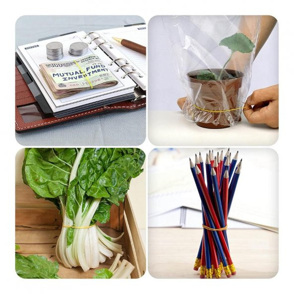 Ambalaj Paket Para Lastiği 50 Gr 1 Paket Brons Ambalaj Lastigi 100 Kauçuk 1 Paket - 4