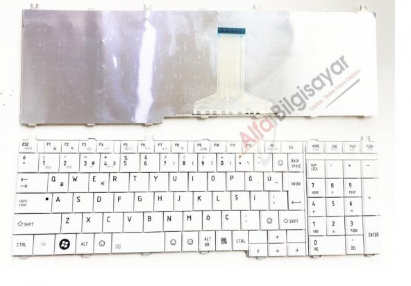 Toshiba Satellite L750 Klavye Beyaz Renk Tuştakımı Sıfır Q-TR