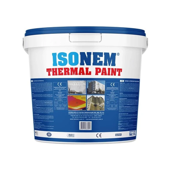 İsonem Thermal Paint Isı Yalıtım Boyası 18 Lt Beyaz