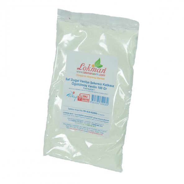 Vanilya Öğütülmüş Saf Doğal Şekersiz Katkısız Vanilin 100 Gr Paket - 4