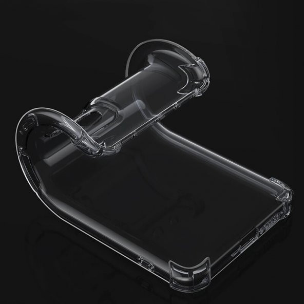 KNY Samsung Galaxy A23 Kılıf Kamera Korumalı Şeffaf Antishock Silikon Şeffaf - 2