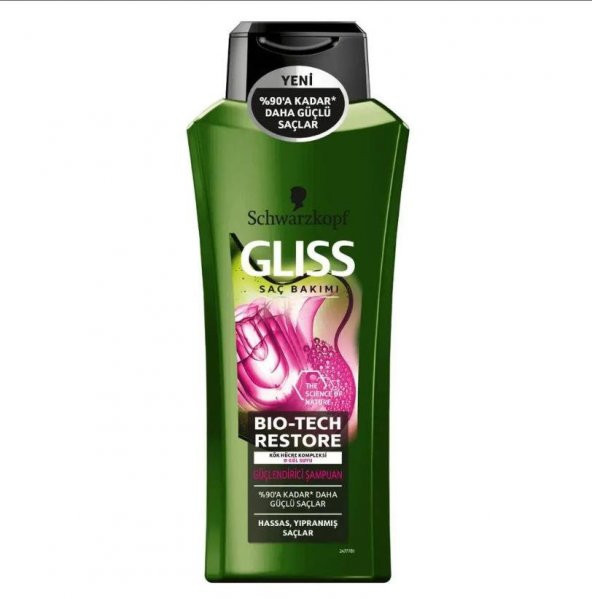 GLİSS ŞAMPUAN 360 ML BİO-TECH KÖK HÜCRE KOMPLEKSİ