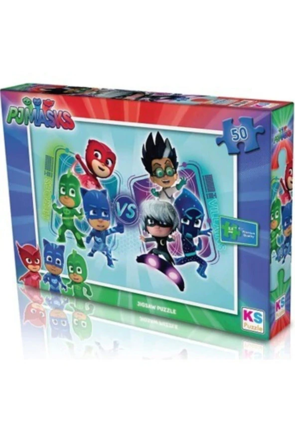 Ks Games Puzzle 50 Parça Pjmasks Çocuk Puzzle