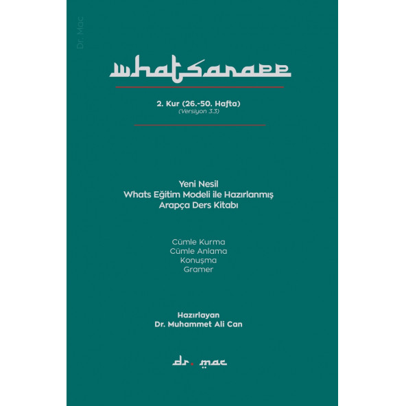 2. KUR ARAPÇA Whatsarapp ARAPÇA 2. kur (26-50. hafta)