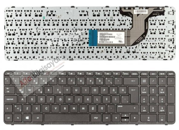 HP 250 G3, 250 G2, 15-R, 15-N, 15-G R65 Klavye Tuş Takımı