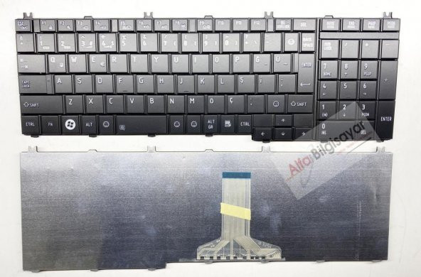 Toshiba Pro C660-14P, C660-1P1, C660-24P Klavye  A+++ Siyah Renk Tuş Takımı
