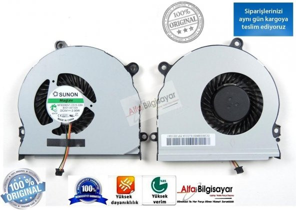 Samsung NP350V5C-S0ETR Fan Sıfır Orjınal Sogutucu Laptop Fanı