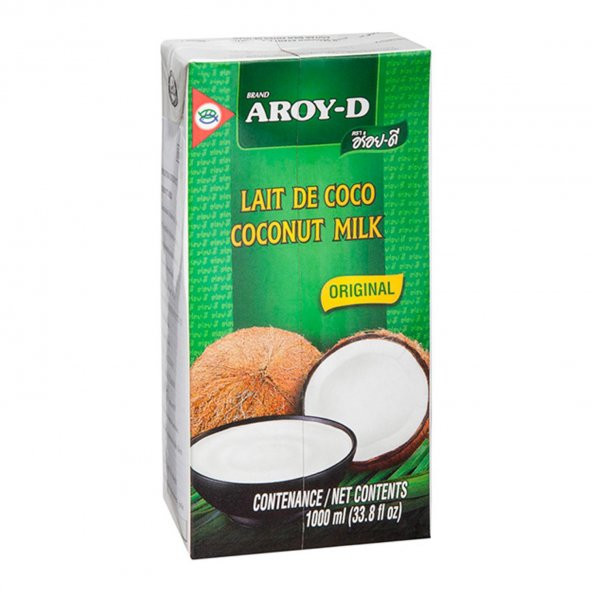 Aroy-D Hindistan Cevizi Sütü 2li Set UHT ve Teneke Paket 1000ml+400ml - 3