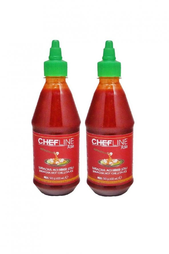 Chefline Asia Sriracha Acı Biber Sosu 510 gr 2 Adet