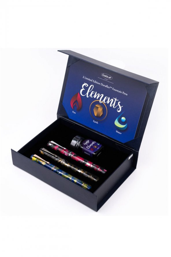 Conklin Duraflex Elements Limited Edition 3lü Flex Uç Dolma Kalem Seti - 4