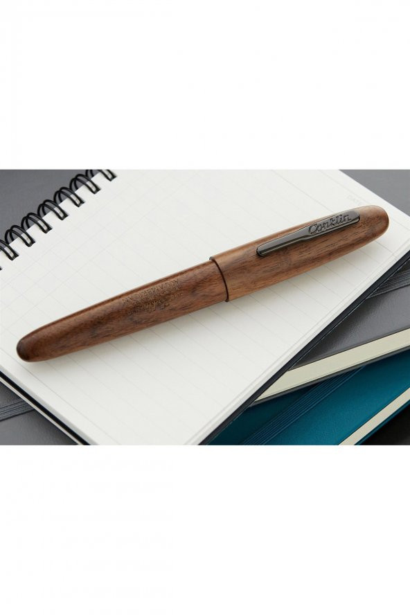 All American Golden Walnut Gunmetal Limited Edition Dolma Kalem S Uç - 2