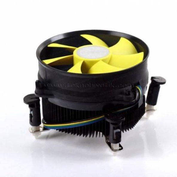 OUTLET Akasa K32 92mm PWM Fanlı Intel Uyumlu Kısa Profil İşlemci Soğutucusu (AK-CC7117EP01)