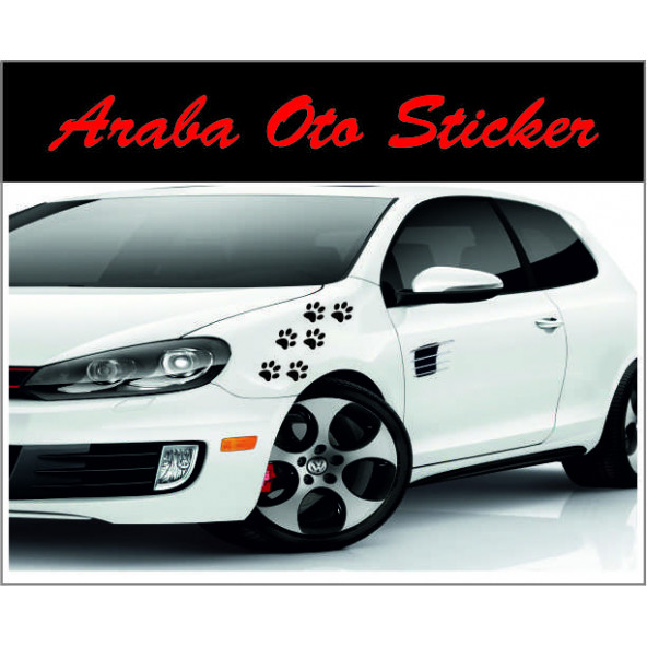Pati İzi Sticker (20Adet - 5cm)