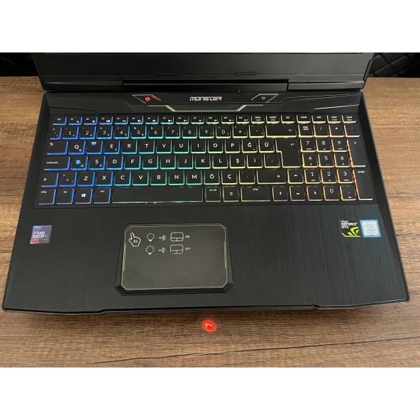 Monster Abra A5 V13.2 İKİNCİ EL i7 8750H 8GB 250GB SSD GTX1050 15.6" FHD - 3