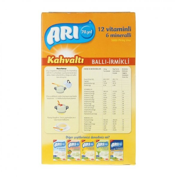 Arı Mama Sütlü Ballı Irmikli Kahvaltı 250 gr - 3