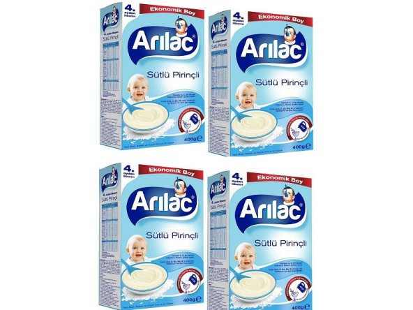 ARILAC Sütlü Pirinçli Kaşık Maması 400 Gr 4'lü - 2