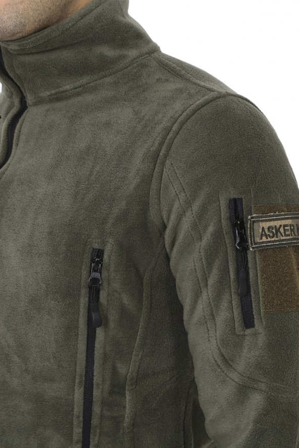 Haki Taktik Polar Hırka - 4