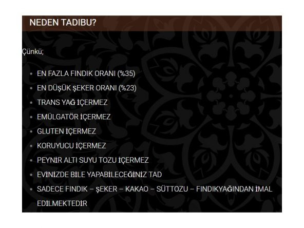 Abdurrahman Tatlici Kakaolu Fındık Ezmesi Tadıbu 330 Gr 2 Adet - 3