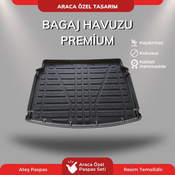 VW Tiguan Stepneli Kasa Alt Bagaj 2016-2022 Premium Bagaj Havuzu - 2