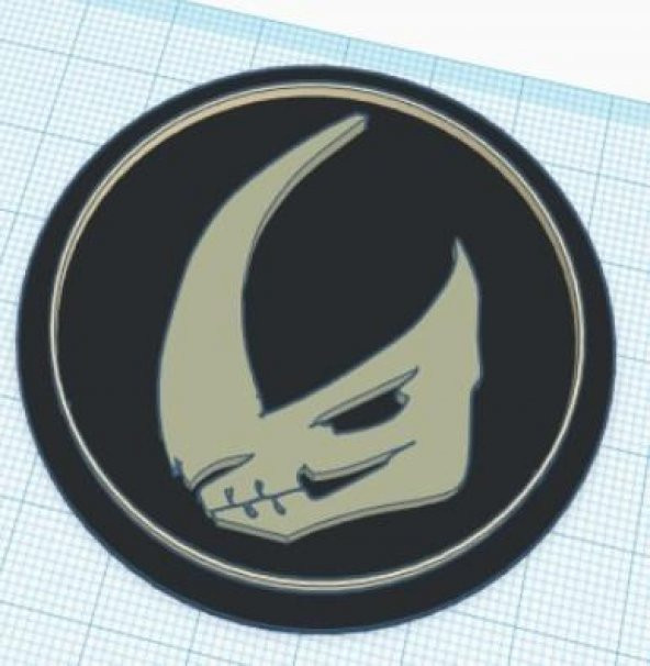 Mandalorian Mudhorn Modüler Logo Ekleme Plastik Aparat