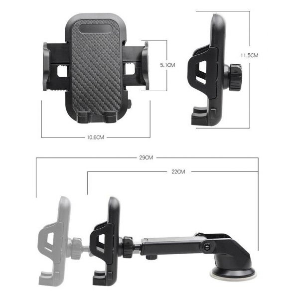 Torima Çok Amaçlı Magnetic Car Holder Araç İçi Telefon Tutucu JX-010 - 3