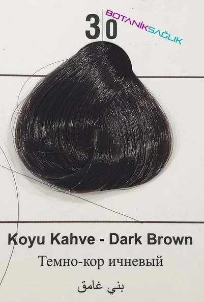 Colorx Saç Boyası Tekli Set - 3.0 KOYU KAHVE - Resim 2