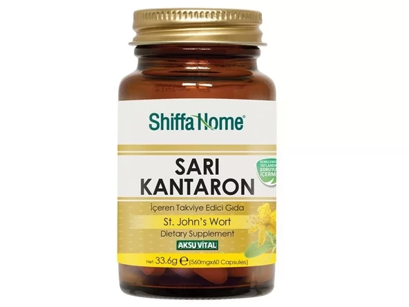 Shiffa Home Sarı Kantaron - 60 Kapsül