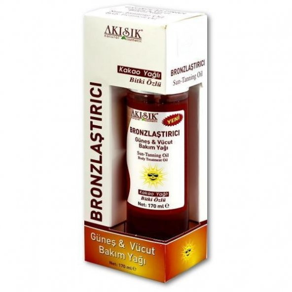 Akışık Kakao Yağlı Bronzlaştırıcı - 170 ml