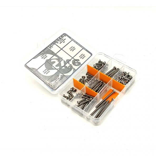 130 Parça M4 İnox YSB Vida Somun ve Pul Seti - 6