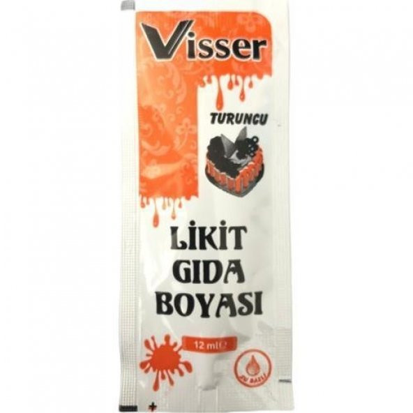 Visser Likit Gıda Boyası 12 ml x 4 ADET - 3
