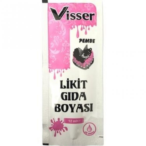 Visser Likit Gıda Boyası 12 ml x 4 ADET - 5