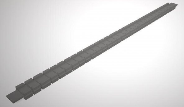 28Mm Büyük Robotlar İçin Sci-Fi Cephane Kemer Besleme Plastik Aparat