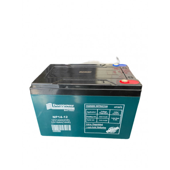 12 V 14 AH ELEKTRİKLİ BİSİKLET AKÜSÜ - 1