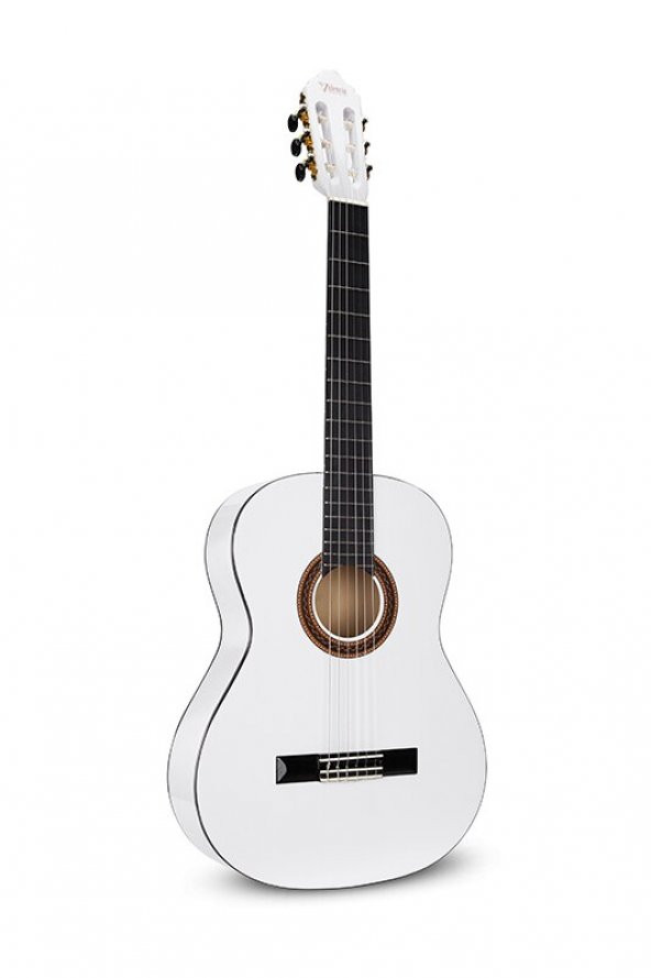 VALENCIA VC104TWT KLASİK GİTAR 4/4 BEYAZ SAP ÇELİKLİ Valencia, VC104TWT, 4/4 size Classical Guitar, BEYAZ