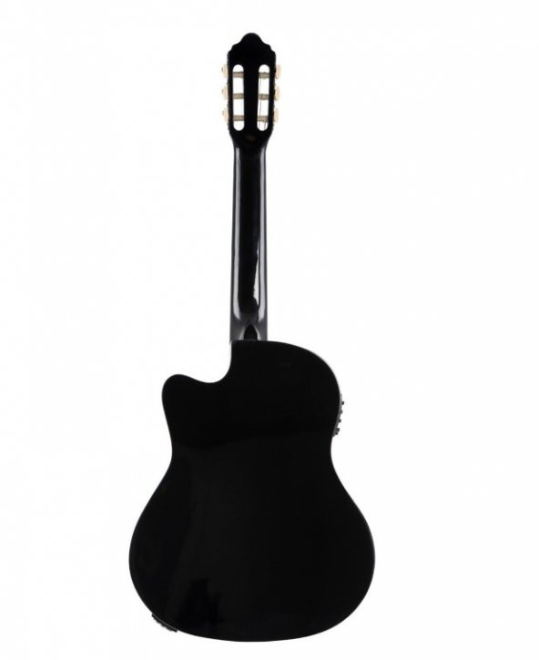 VALENCIA VC104TCEBK ELEKTRO KLASİK GİTAR SAP ÇELİKLİ 4/4 SİYAH VC104TCEBK, VALENCIA ELEKTRO KLASİK GİTAR 4/4 SİYAH CUTAWAY, SAP ÇELİKLİ, ELECTRONICS: G04 4-Band EQ Preamp & Tuner - 2