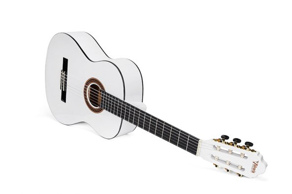 VALENCIA VC104TWT KLASİK GİTAR 4/4 BEYAZ SAP ÇELİKLİ Valencia, VC104TWT, 4/4 size Classical Guitar, BEYAZ - 5