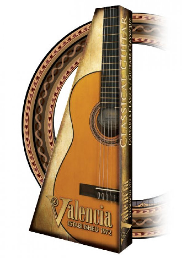 VALENCIA VC104TRDS KLASİK GİTAR 4/4 KIRMIZI SUNBURST SAP ÇELİKLİ VC104TRBS, VALENCIA KLASİK GİTAR 4/4 KIRMIZI SUNBURST SAP ÇELİKLİ - 3