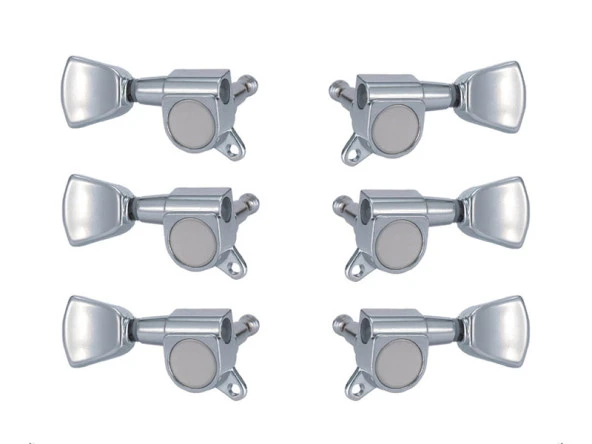 VALENCIA EMH7004CRR3L3 ELEKTRO GİTAR BURGUSU, 6'LI SET, 3 SAĞ+3 SOL, KROM 3 SAĞ + 3 SOL ELEKTRO GİTAR BURGUSU