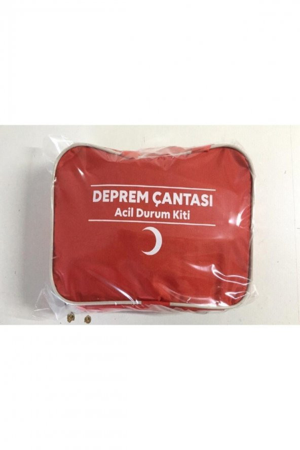 Deprem Çantası Full Içerik Kırmızı
