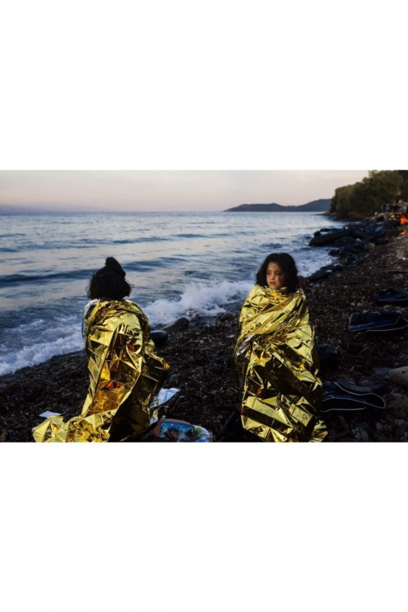 Yanık Örtüsü Acil Durum Koruma Örtüsü Survival Alüminyum Battaniye - 3