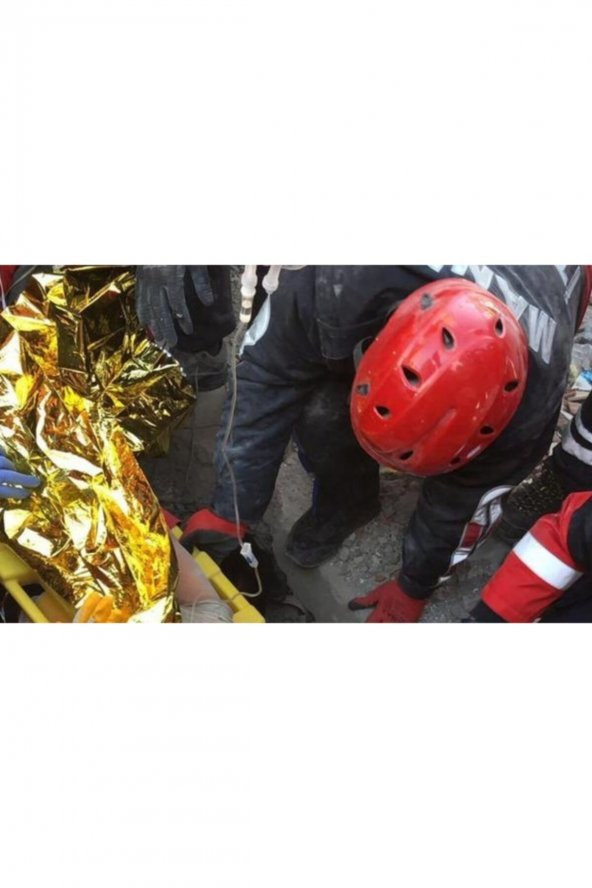 Yanık Örtüsü Acil Durum Koruma Örtüsü Survival Alüminyum Battaniye - 5