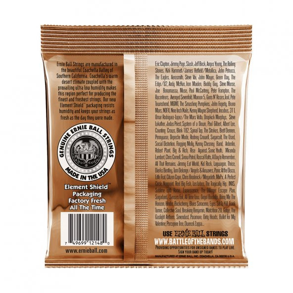 Ernie Ball P02148 Super Slinky Bronze 11-52 Akustik Gitar Teli - 2