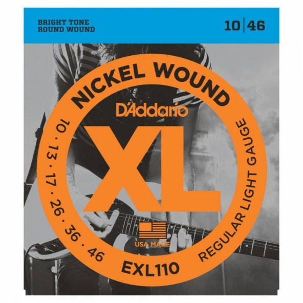 D'Addario EXL110 Elektro Gitar Teli 010 - 046