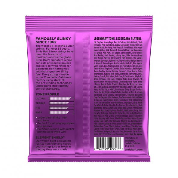 Ernie Ball P02220 11-48 Elektro Gitar Teli - 2