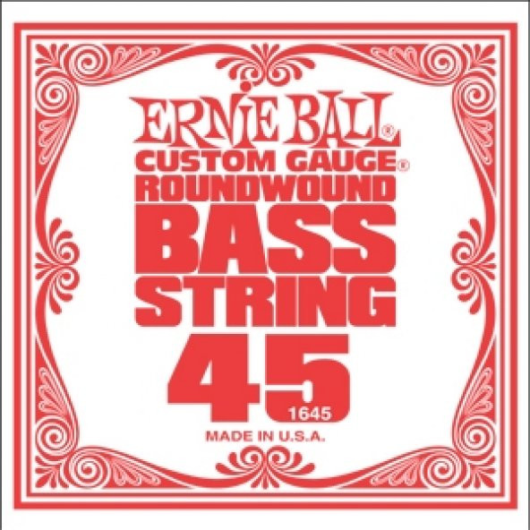 Ernie Ball P01645 .045 Nickel Wound Bas Tek Tel ürün görseli