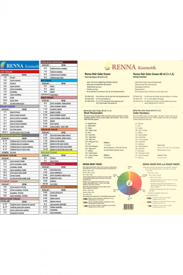 Renna Saç Boyası Tüp 60 Ml - Kışkırtıcı Kızıl 66-46 ( Oksidan Hediyeli ) - 2