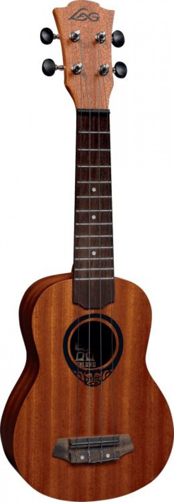 LAG GLU TKU8S Tiki Soprano Natural Ukulele ürün görseli