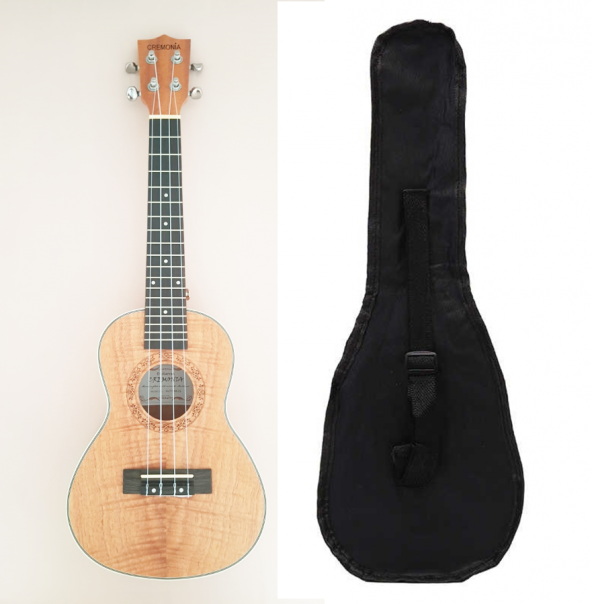 CREMONIA AU77LAB-21 UKULELE 21" SOPRANO CREMONIA, AU77LAB-21, UKULELE 21" CONCERT, NATUREL, MAT FINISH